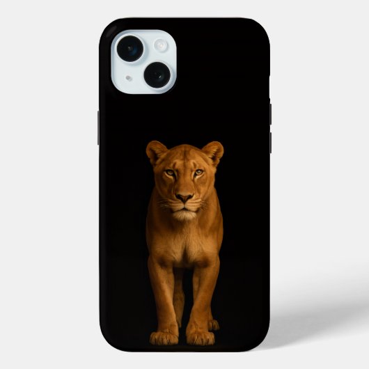 Black 4 Luxe, Noble Lioness iPhone 15 Plus Case-Mate iPhoneケース (裏面)