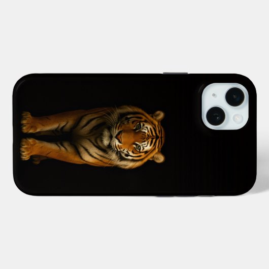 Black 4 Luxe, Noble Tiger iPhone 15 Plus Case-Mate iPhoneケース (裏面 (横))