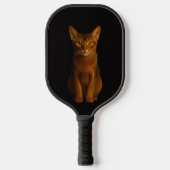 Black 4 Luxe Pickleball Paddle, Abyssinian Beauty  ピックルボールラケット (正面)