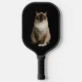 Black 4 Luxe Pickleball Paddle, Birmanese Cat ピックルボールラケット (正面)