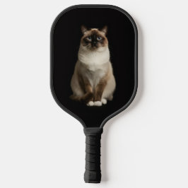 Black 4 Luxe Pickleball Paddle, Birmanese Cat ピックルボールラケット