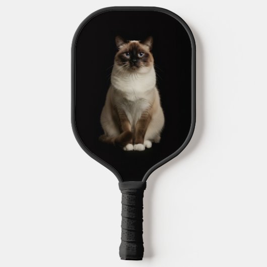 Black 4 Luxe Pickleball Paddle, Birmanese Cat ピックルボールラケット (裏面)