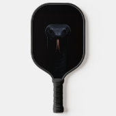 Black 4 Luxe Pickleball Paddle, Black Mamba Snake ピックルボールラケット (正面)