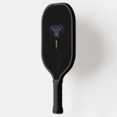 Black 4 Luxe Pickleball Paddle, Black Mamba Snake ピックルボールラケット (左)