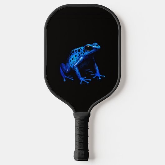 Black 4 Luxe Pickleball Paddle, Blue Frog ピックルボールラケット (裏面)