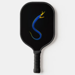 Black 4 Luxe Pickleball Paddle, Blue Ribbon Eel ピックルボールラケット