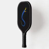 Black 4 Luxe Pickleball Paddle, Blue Ribbon Eel ピックルボールラケット (左)