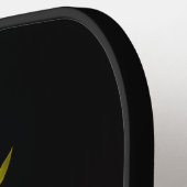 Black 4 Luxe Pickleball Paddle, Blue Ribbon Eel ピックルボールラケット (左詳細)