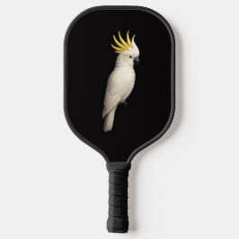 Black 4 Luxe Pickleball Paddle, Crested Cockatoo ピックルボールラケット