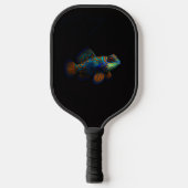Black 4 Luxe Pickleball Paddle, Dragonet Mandarin ピックルボールラケット (正面)