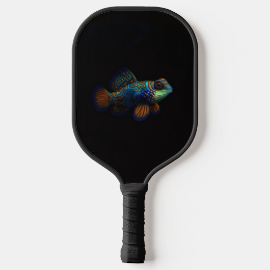 Black 4 Luxe Pickleball Paddle, Dragonet Mandarin ピックルボールラケット (裏面)