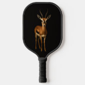 Black 4 Luxe Pickleball Paddle, Elegant Gazella ピックルボールラケット (正面)