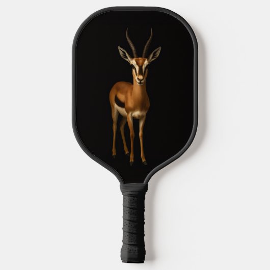 Black 4 Luxe Pickleball Paddle, Elegant Gazella ピックルボールラケット (裏面)