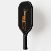 Black 4 Luxe Pickleball Paddle, Elegant Gazella ピックルボールラケット (左)