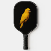 Black 4 Luxe Pickleball Paddle, Golden Parakeet ピックルボールラケット (正面)