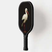 Black 4 Luxe Pickleball Paddle, Graceful Stork ピックルボールラケット (左)