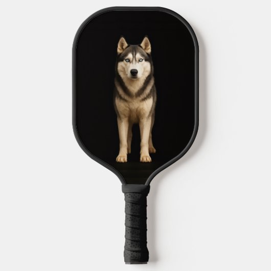 Black 4 Luxe Pickleball Paddle, Icy Elite Husky ピックルボールラケット (正面)