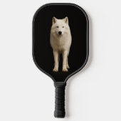 Black 4 Luxe Pickleball Paddle, Ivory Arctic Wolf ピックルボールラケット (裏面)
