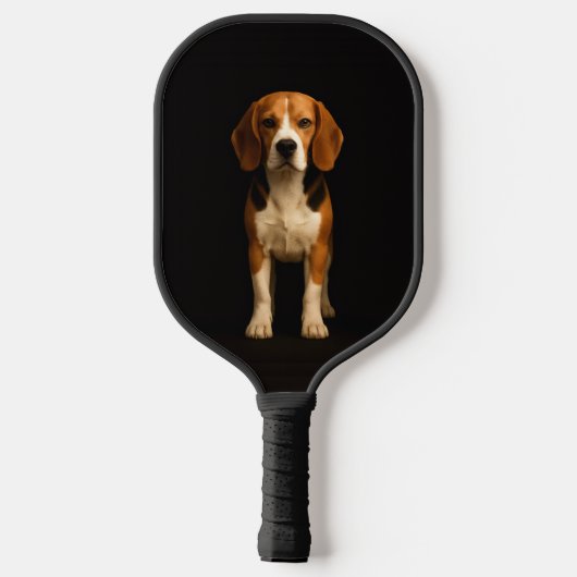 Black 4 Luxe Pickleball Paddle, Kind Beagle ピックルボールラケット (裏面)