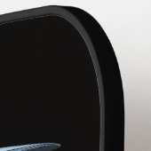 Black 4 Luxe Pickleball Paddle, Little Blue Heron ピックルボールラケット (左詳細)