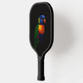 Black 4 Luxe Pickleball Paddle, Lorikeet Parrot ピックルボールラケット (左)
