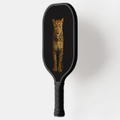 Black 4 Luxe Pickleball Paddle, Majestic Leopard ピックルボールラケット (左)