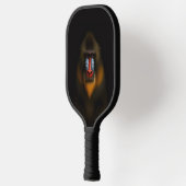 Black 4 Luxe Pickleball Paddle, Mandrill Monkey ピックルボールラケット (左)