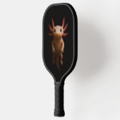 Black 4 Luxe Pickleball Paddle, Mexican Axolotl ピックルボールラケット (左)