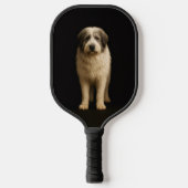 Black 4 Luxe Pickleball Paddle, Mioritic Shepherd ピックルボールラケット (正面)