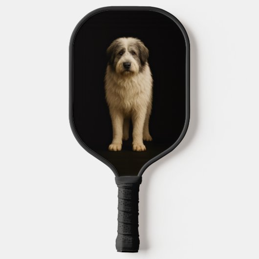 Black 4 Luxe Pickleball Paddle, Mioritic Shepherd ピックルボールラケット (裏面)