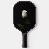 Black 4 Luxe Pickleball Paddle, Pure White Rose ピックルボールラケット (正面)