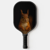Black 4 Luxe Pickleball Paddle, Red Squirrel ピックルボールラケット (正面)
