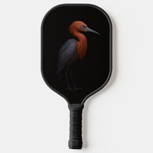 Black 4 Luxe Pickleball Paddle, Reddish Egret ピックルボールラケット (裏面)
