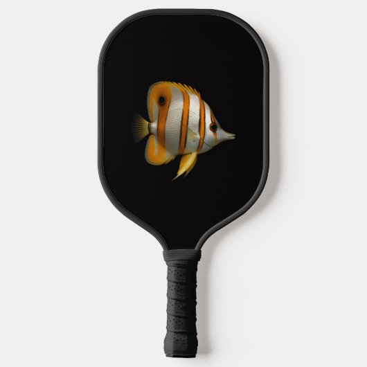 Black 4 Luxe Pickleball Paddle, Reef Butterflyfish ピックルボールラケット (裏面)