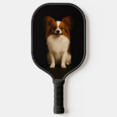 Black 4 Luxe Pickleball Paddle, Refined Papillon ピックルボールラケット (正面)