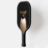 Black 4 Luxe Pickleball Paddle, Rockhopper Penguin ピックルボールラケット (左)