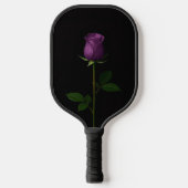 Black 4 Luxe Pickleball Paddle, Royal Violet Rose ピックルボールラケット (正面)