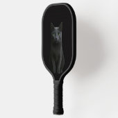 Black 4 Luxe Pickleball Paddle, Russian Blue Cat ピックルボールラケット (左)