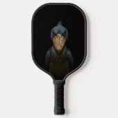 Black 4 Luxe Pickleball Paddle, Shoebill Bird ピックルボールラケット (正面)