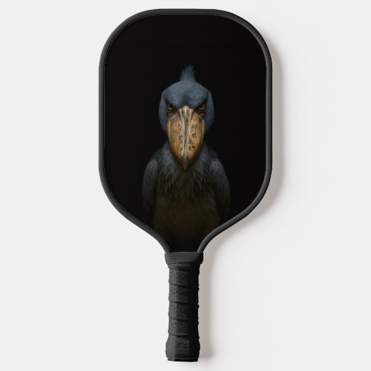 Black 4 Luxe Pickleball Paddle, Shoebill Bird ピックルボールラケット (裏面)