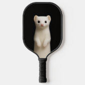 Black 4 Luxe Pickleball Paddle, Stylish Ermine ピックルボールラケット (正面)