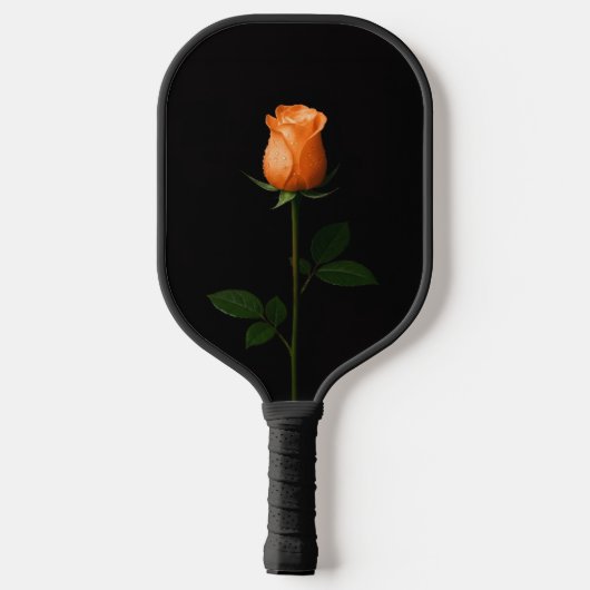 Black 4 Luxe Pickleball Paddle, Sunset Orange Rose ピックルボールラケット (裏面)