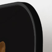 Black 4 Luxe Pickleball Paddle, Sweet Quoll ピックルボールラケット (左詳細)