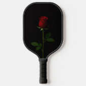 Black 4 Luxe Pickleball Paddle, Velvet Red Rose ピックルボールラケット (正面)