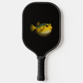 Black 4 Luxe Pickleball Paddle, Yellow Putterfish ピックルボールラケット