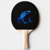 Black 4 Luxe ping pong paddle, Blue Frog 卓球ラケット (裏面)