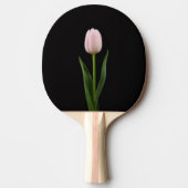 Black 4 Luxe ping pong paddle, Blush Pink Tulip 卓球ラケット (正面)