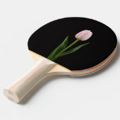 Black 4 Luxe ping pong paddle, Blush Pink Tulip 卓球ラケット (正面アングル)