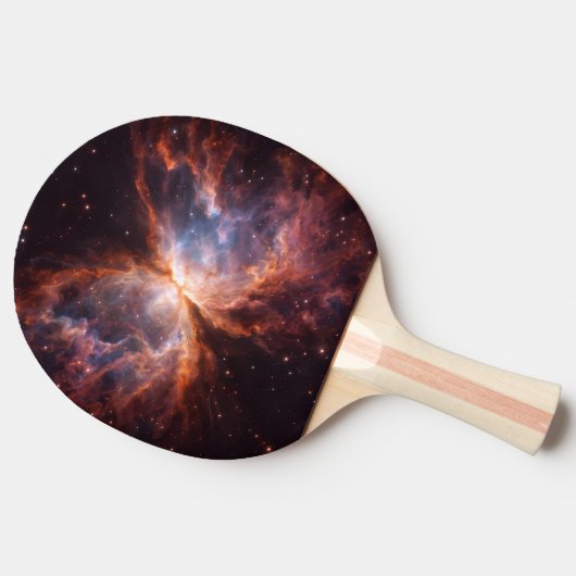 Black 4 Luxe ping pong paddle, Butterfly Nebula 卓球ラケット (横)