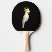 Black 4 Luxe ping pong paddle, Crested Cockatoo 卓球ラケット (裏面)